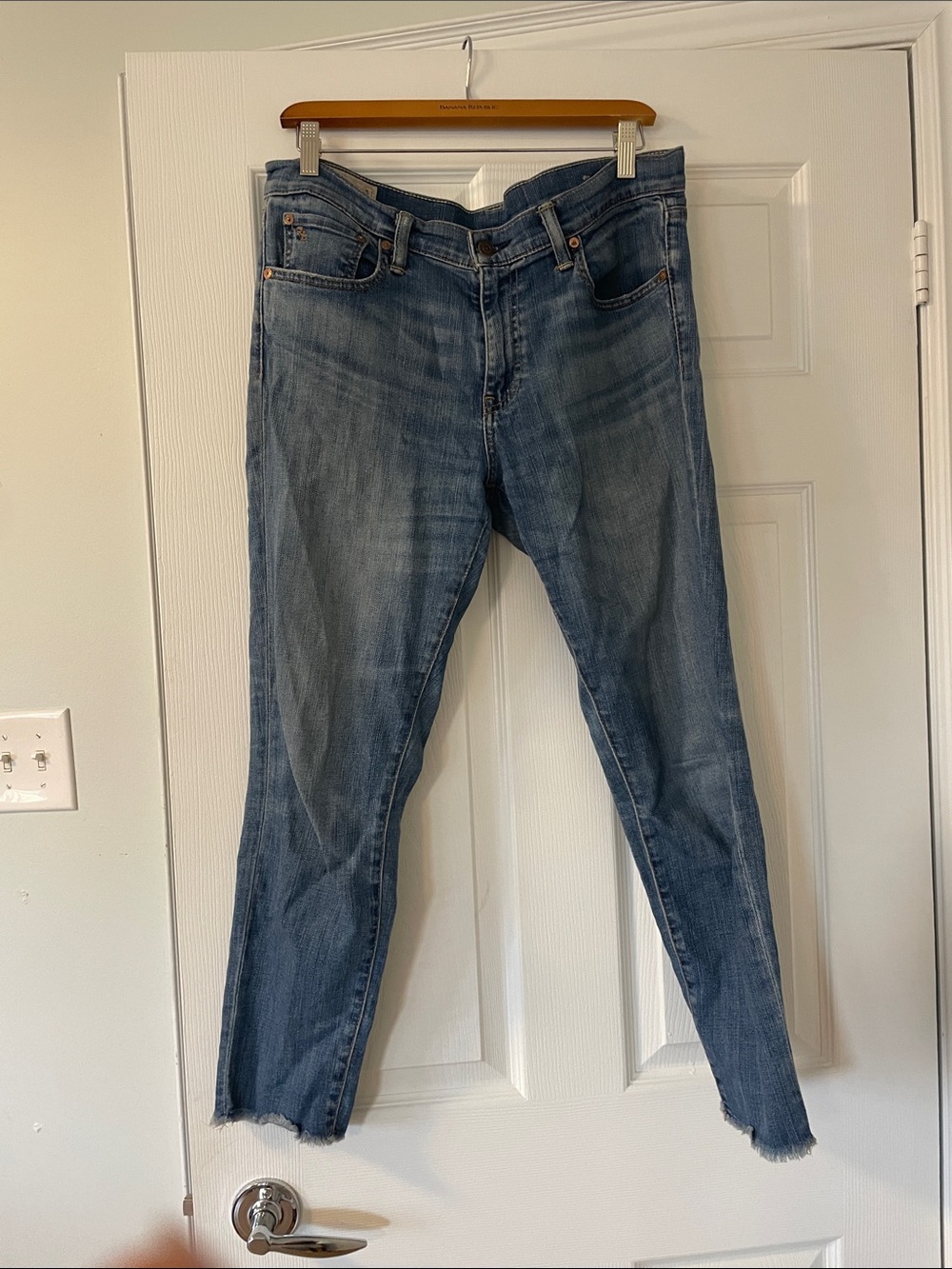 Ralph Lauren Washed Blue Ankle Jeans